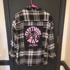 Retrofit Black and White Plaid Utility Jacket